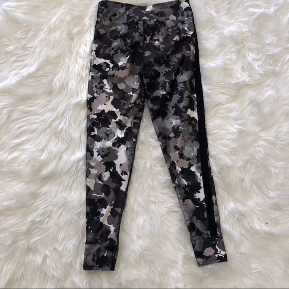 Joy Lab Workout Pants Black Gray Camo Print Medium - Picture 2 of 9
